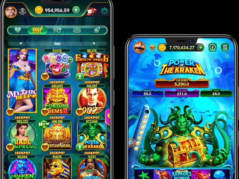 Hình ảnh tổng hợp các trò chơi casino, slot và thể thao tại GEMWIN
